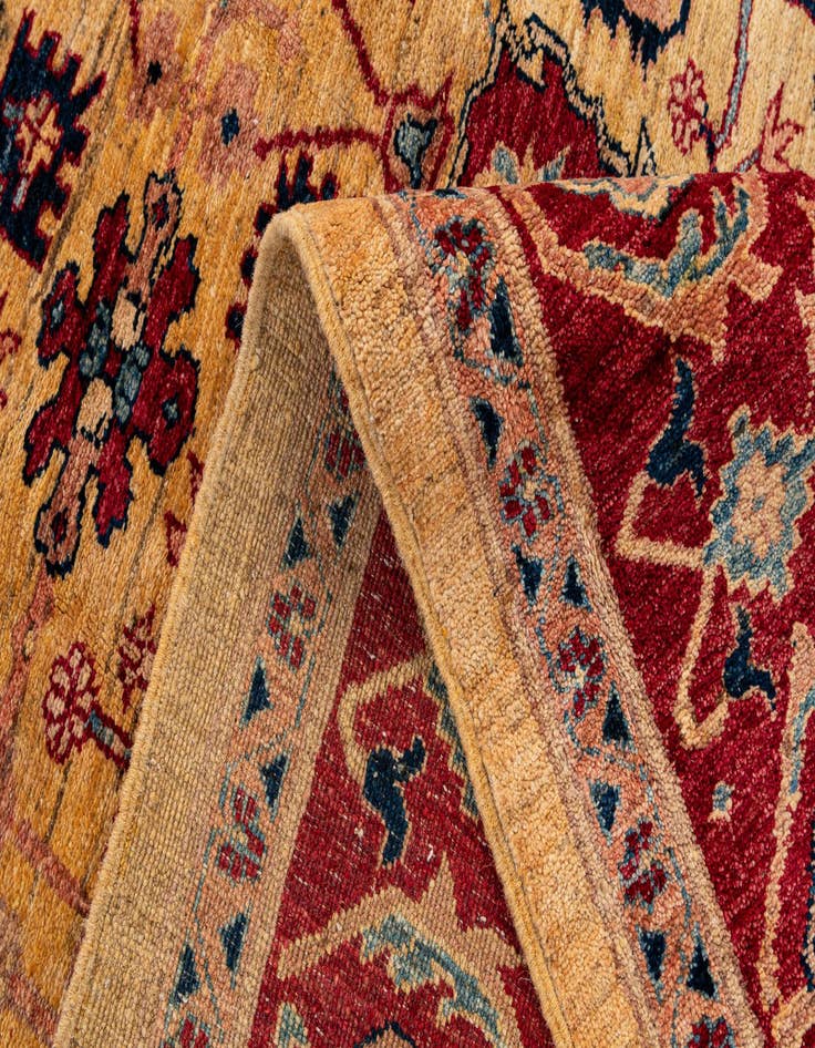 Detail image of 5' 8 x 7' 11  Hand Knotted Ziegler Wool Rug