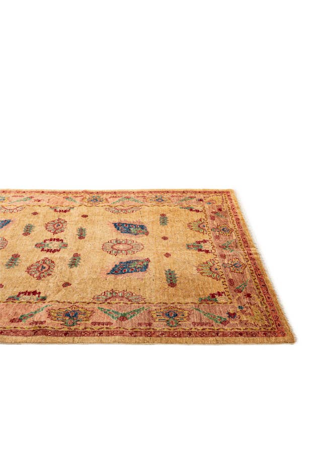 Detail image of 5' 6 x 7' 3 Hand Knotted Ziegler Wool Rug