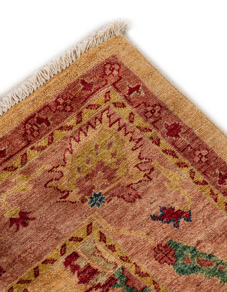 Detail image of 5' 6 x 7' 3  Hand Knotted Ziegler Wool Rug