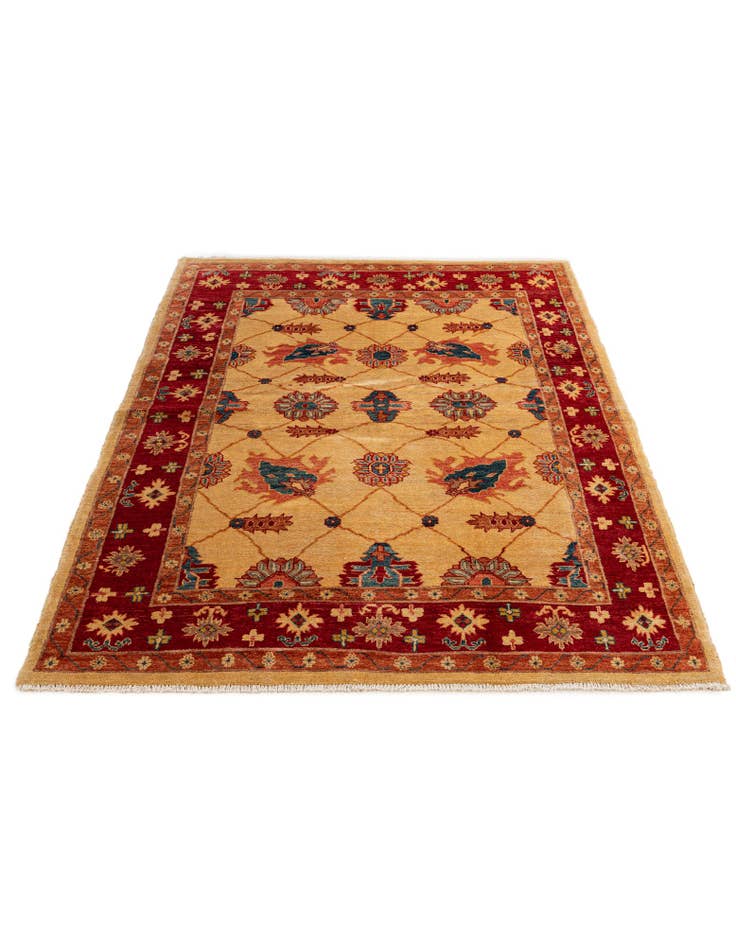 Detail image of 5' 9 x 7' 7 Hand Knotted Ziegler Wool Rug
