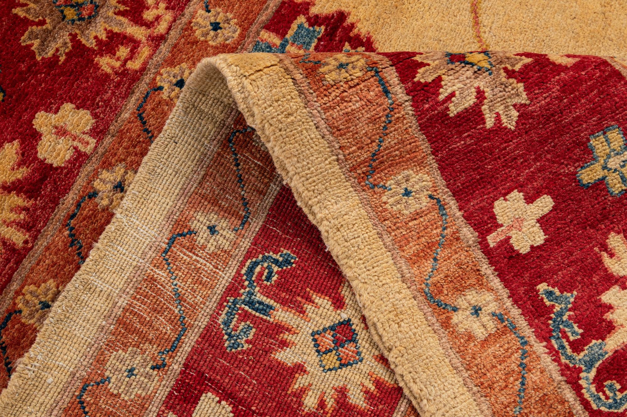 5' 9 x 7' 7 Hand Knotted Ziegler Wool Rug