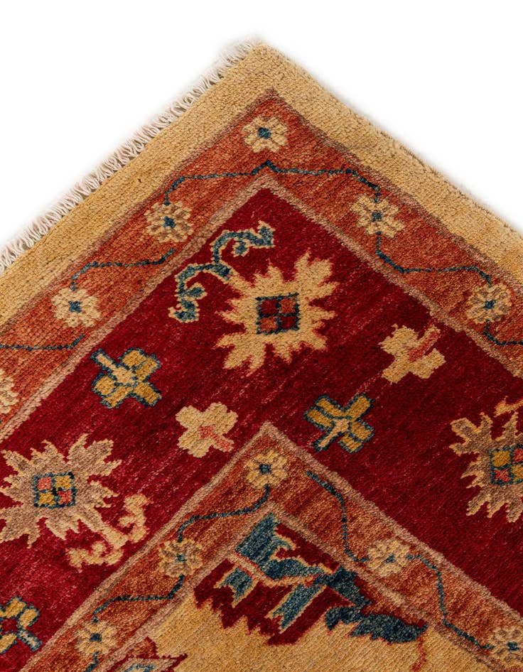 Detail image of 5' 9 x 7' 7  Hand Knotted Ziegler Wool Rug
