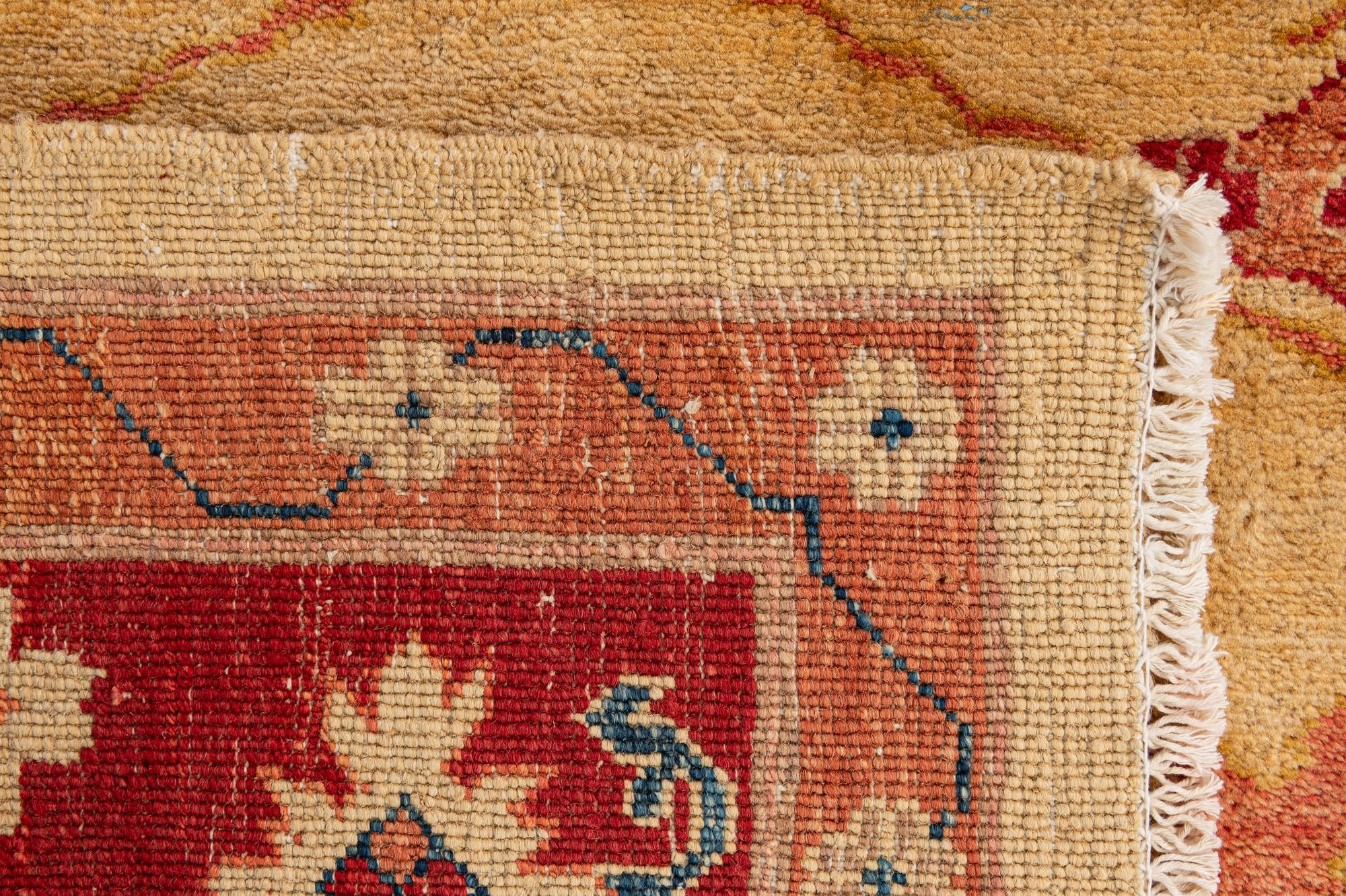 5' 9 x 7' 7 Hand Knotted Ziegler Wool Rug