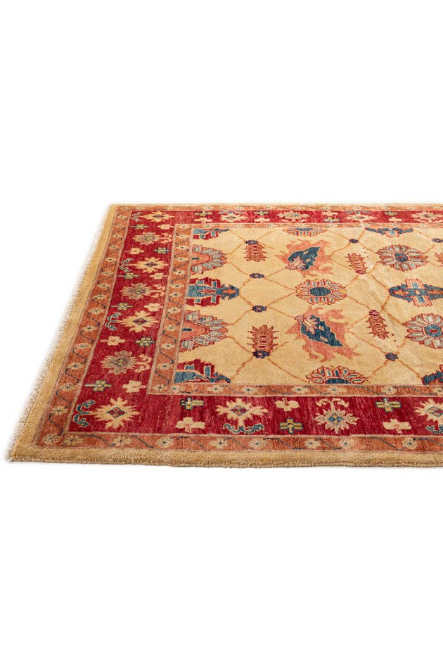 Detail image of 5' 9 x 7' 7 Hand Knotted Ziegler Wool Rug