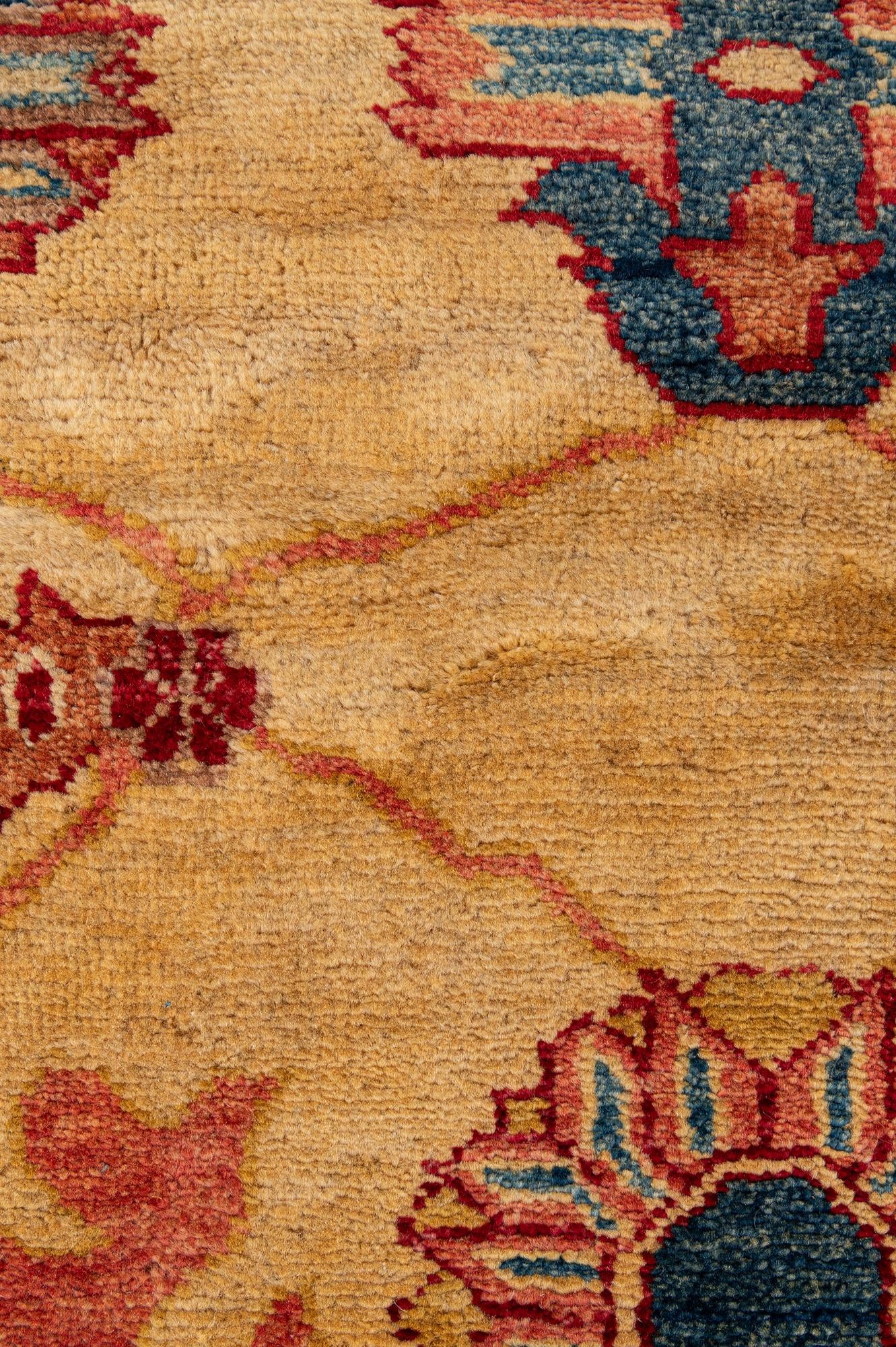 5' 9 x 7' 7 Hand Knotted Ziegler Wool Rug
