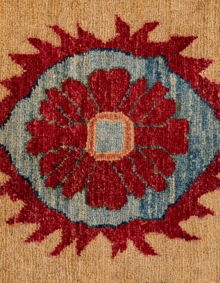 Detail image of 6' 6 x 9' 8  Hand Knotted Ziegler Wool Rug