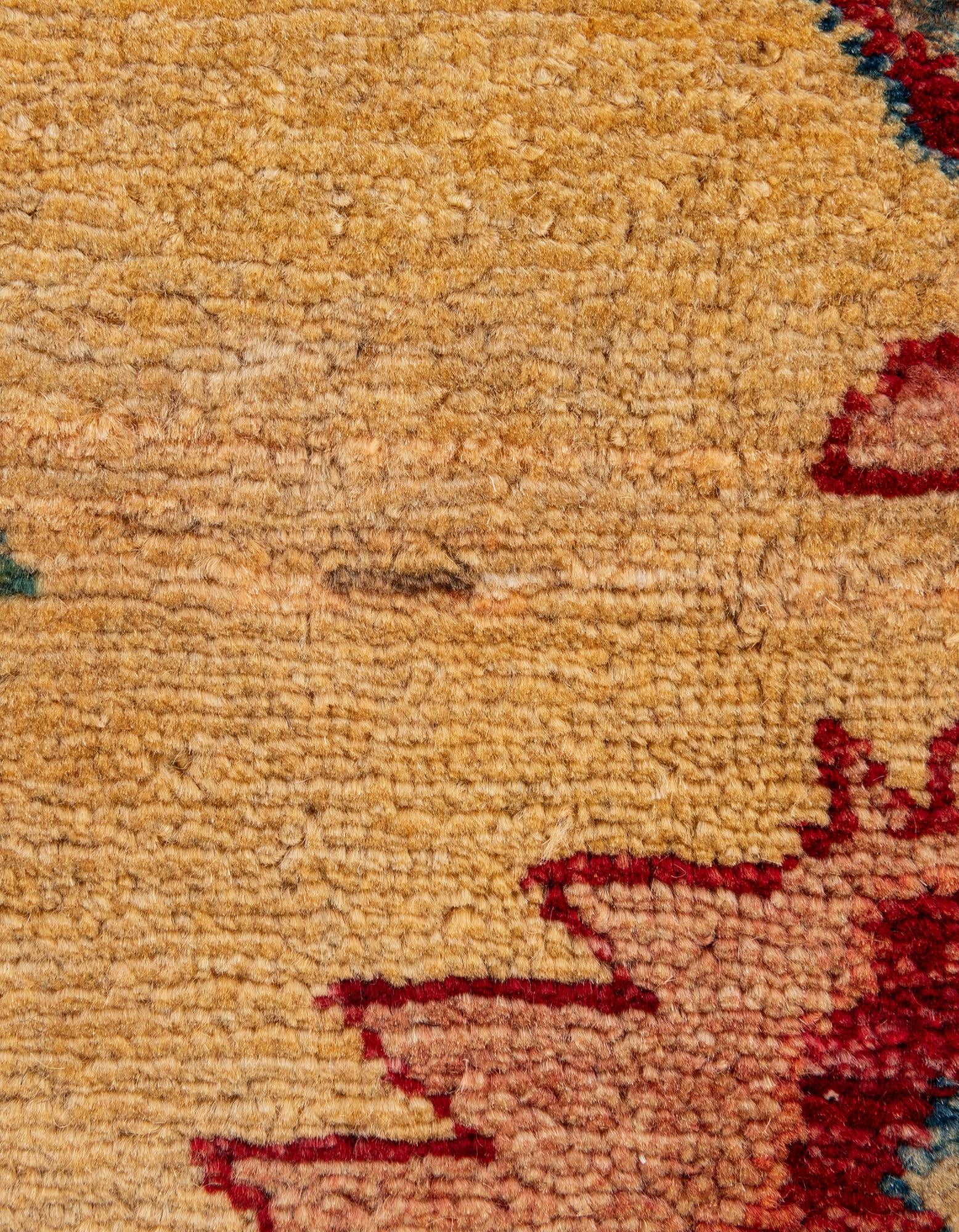 6' 6 x 9' 8 Hand Knotted Ziegler Wool Rug
