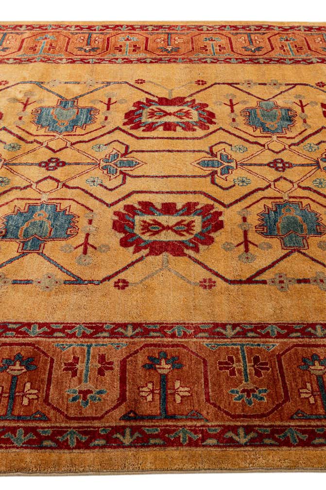 6' 8 x 9' 5 Hand Knotted Ziegler Wool Rug