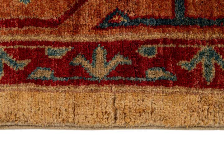 6' 8 x 9' 5 Hand Knotted Ziegler Wool Rug