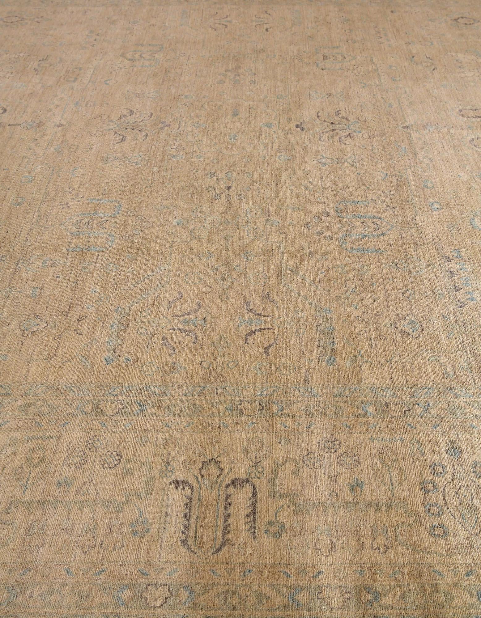11' 8 x 15' 8 Hand Knotted Ziegler Oriental Rug