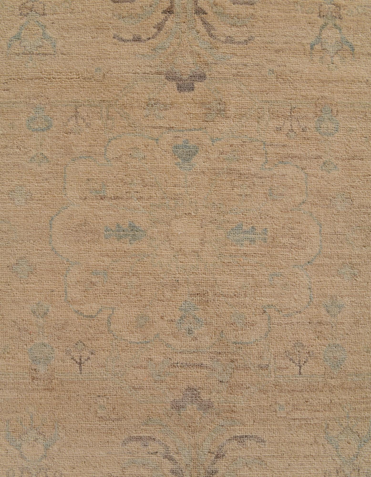 11' 8 x 15' 8 Hand Knotted Ziegler Oriental Rug