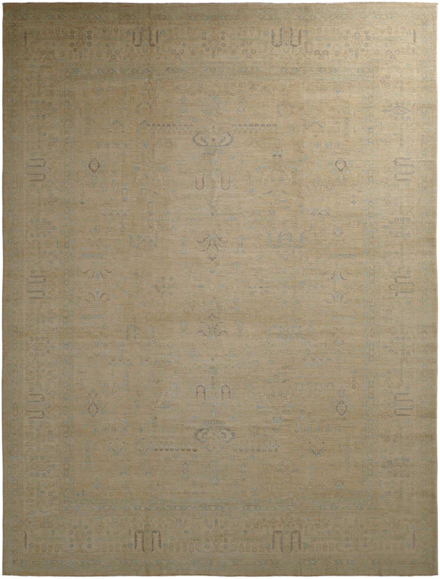11' 8 x 15' 8 Hand Knotted Ziegler Oriental Rug