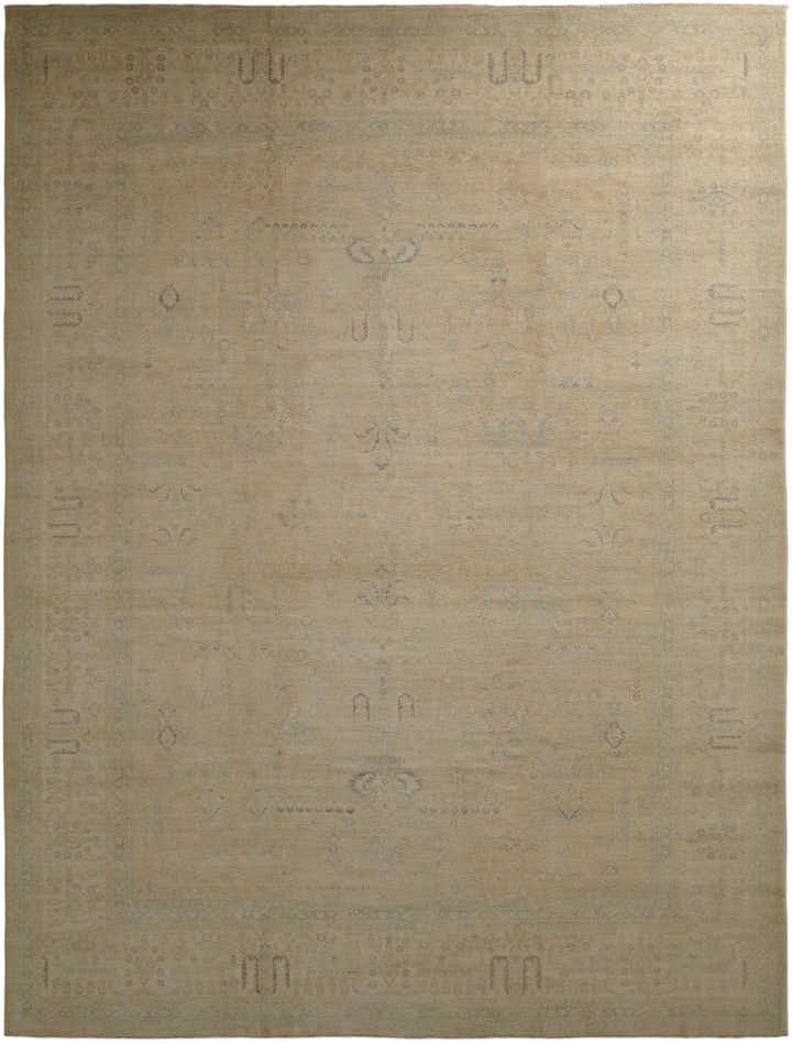 11' 8 x 15' 8 Hand Knotted Ziegler Oriental Rug