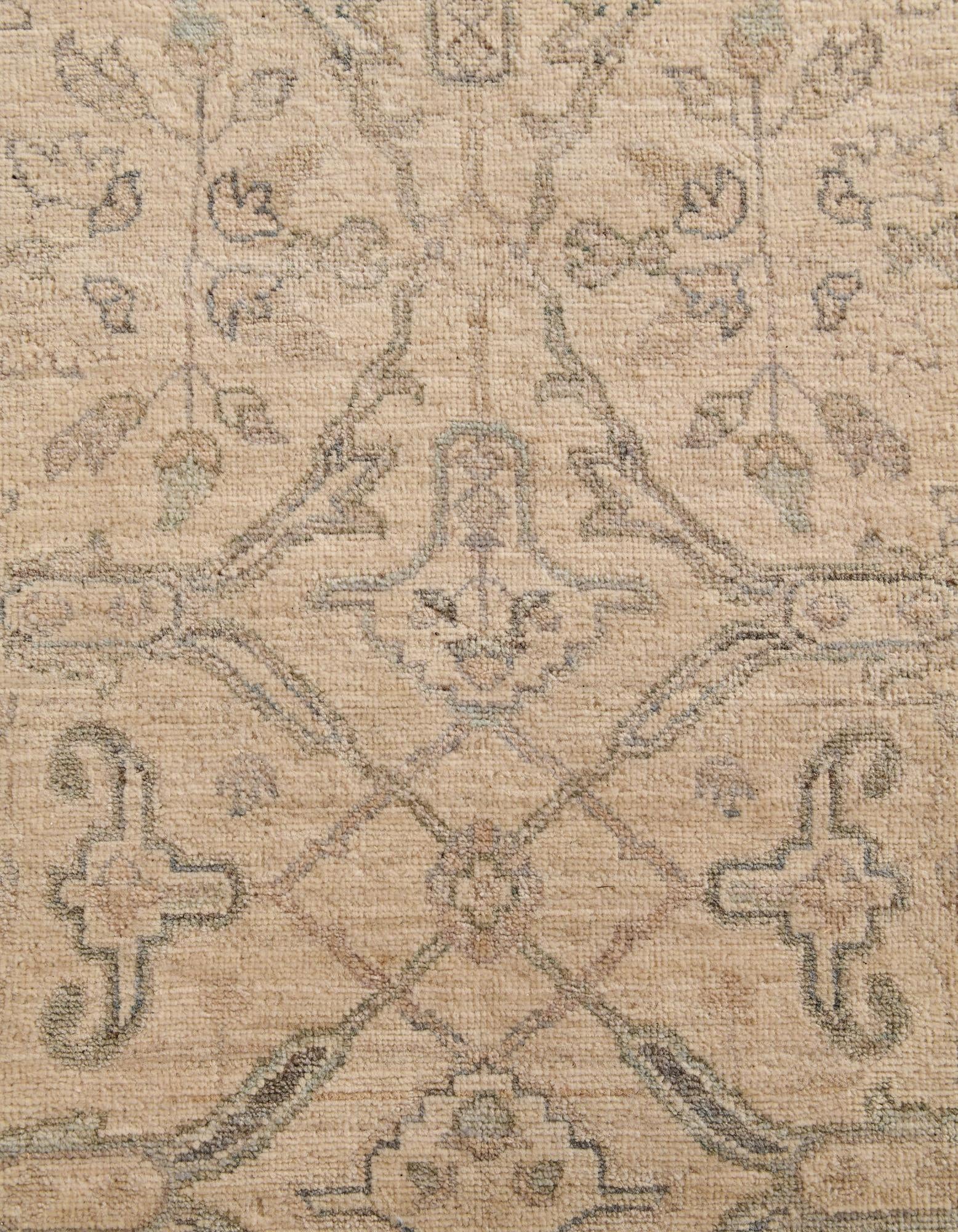 11' 9 x 14' 7 Hand Knotted Ziegler Oriental Rug