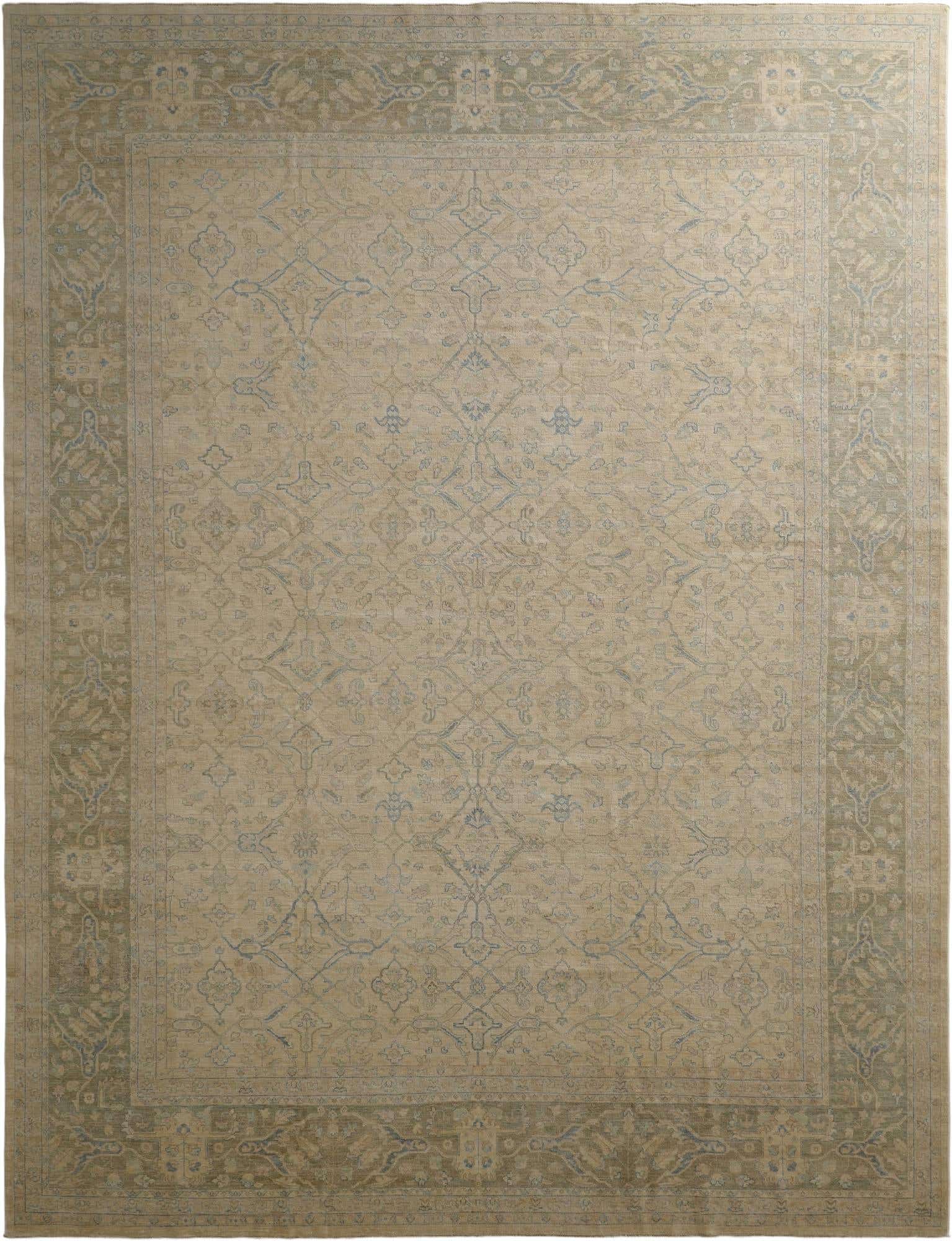 11' 9 x 14' 7 Hand Knotted Ziegler Oriental Rug
