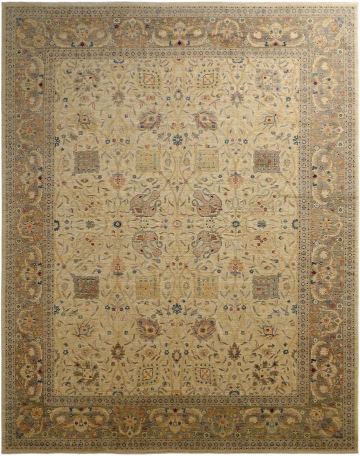 11' 8 x 15' 1 Hand Knotted Ziegler Oriental Rug