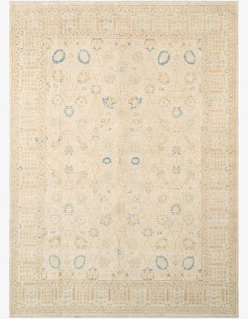 9' 11 x 13' 4 Hand Knotted Ziegler Rug