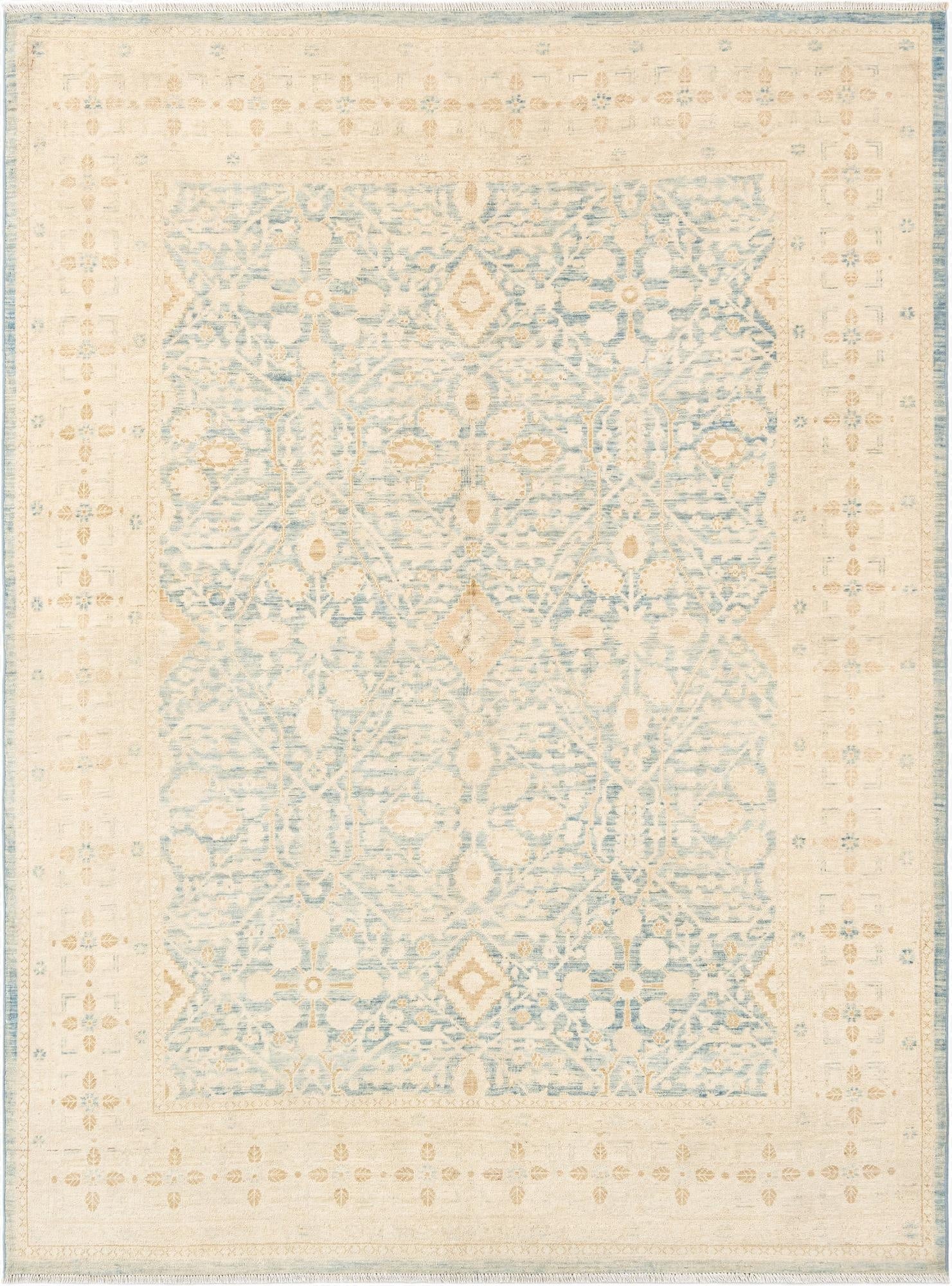 155cm x 205cm  Hand Knotted Ziegler Rug