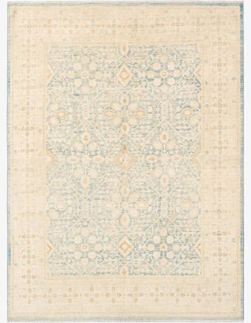5' 1 x 6' 9 Hand Knotted Ziegler Rug
