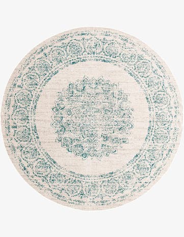Cream Aarhus Round Rug