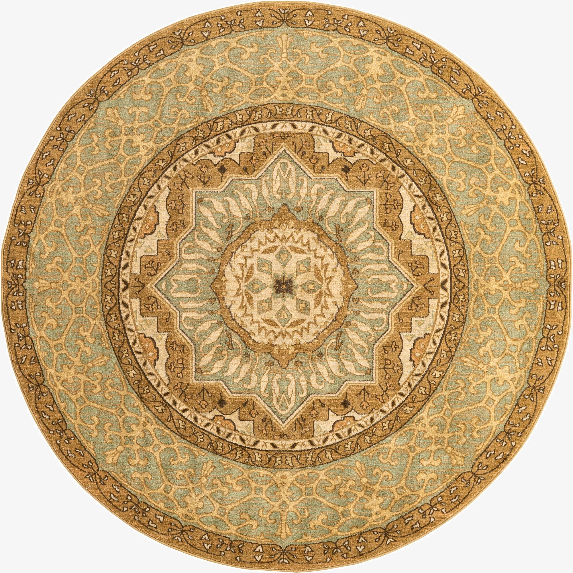 185cm x 185cm Mamluk Round Rug