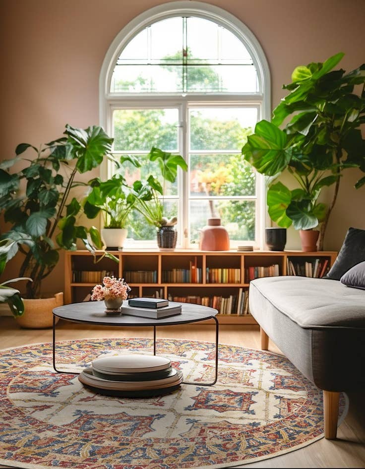 Detail image of 8' x 8' Arcadia Round Rug