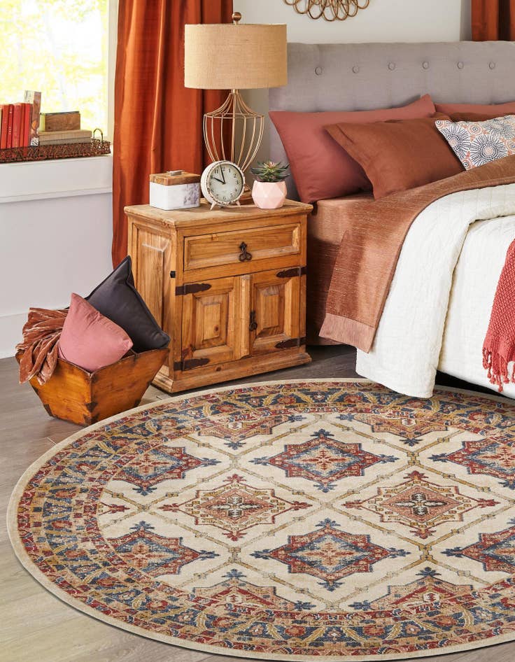 Detail image of 8' x 8' Arcadia Round Rug