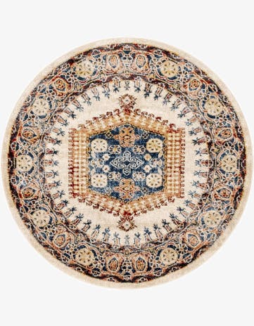 4' x 4' Arcadia Round Rug