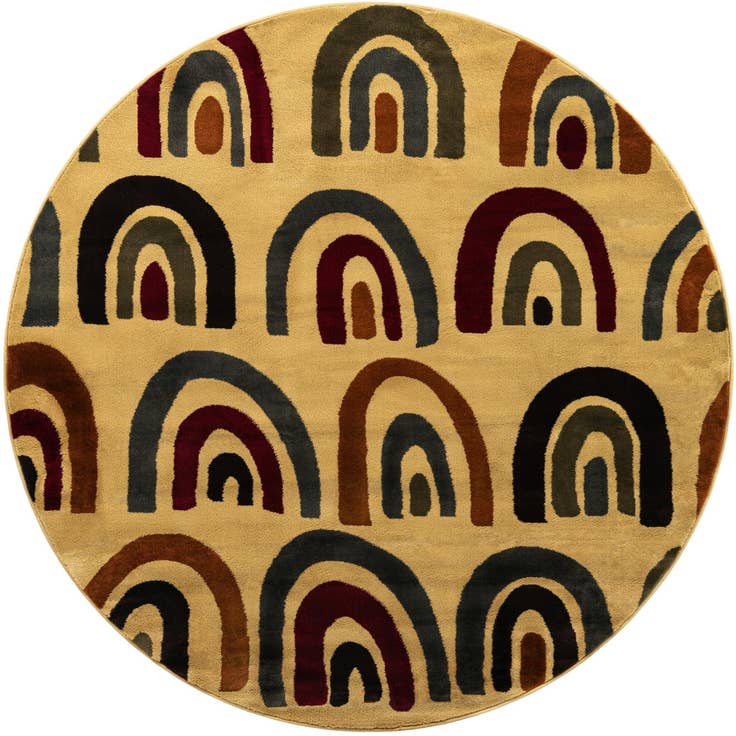 Detail image of 7' x 7' Cafe Round Rug