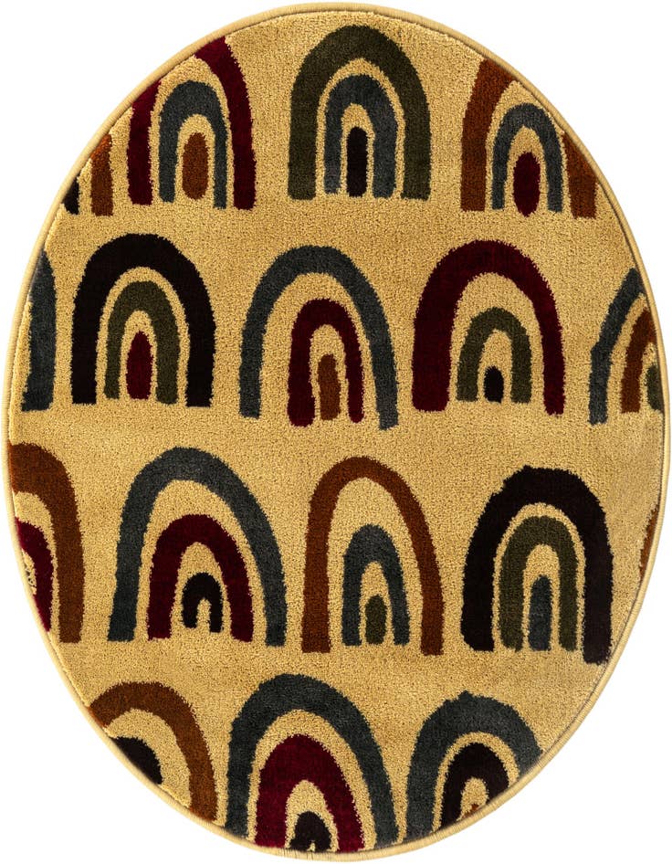 Detail image of 3' x 3' Cafe Round Rug
