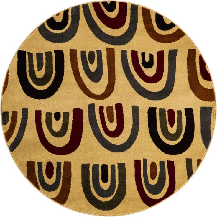 Detail image of 6' x 6' Cafe Round Rug