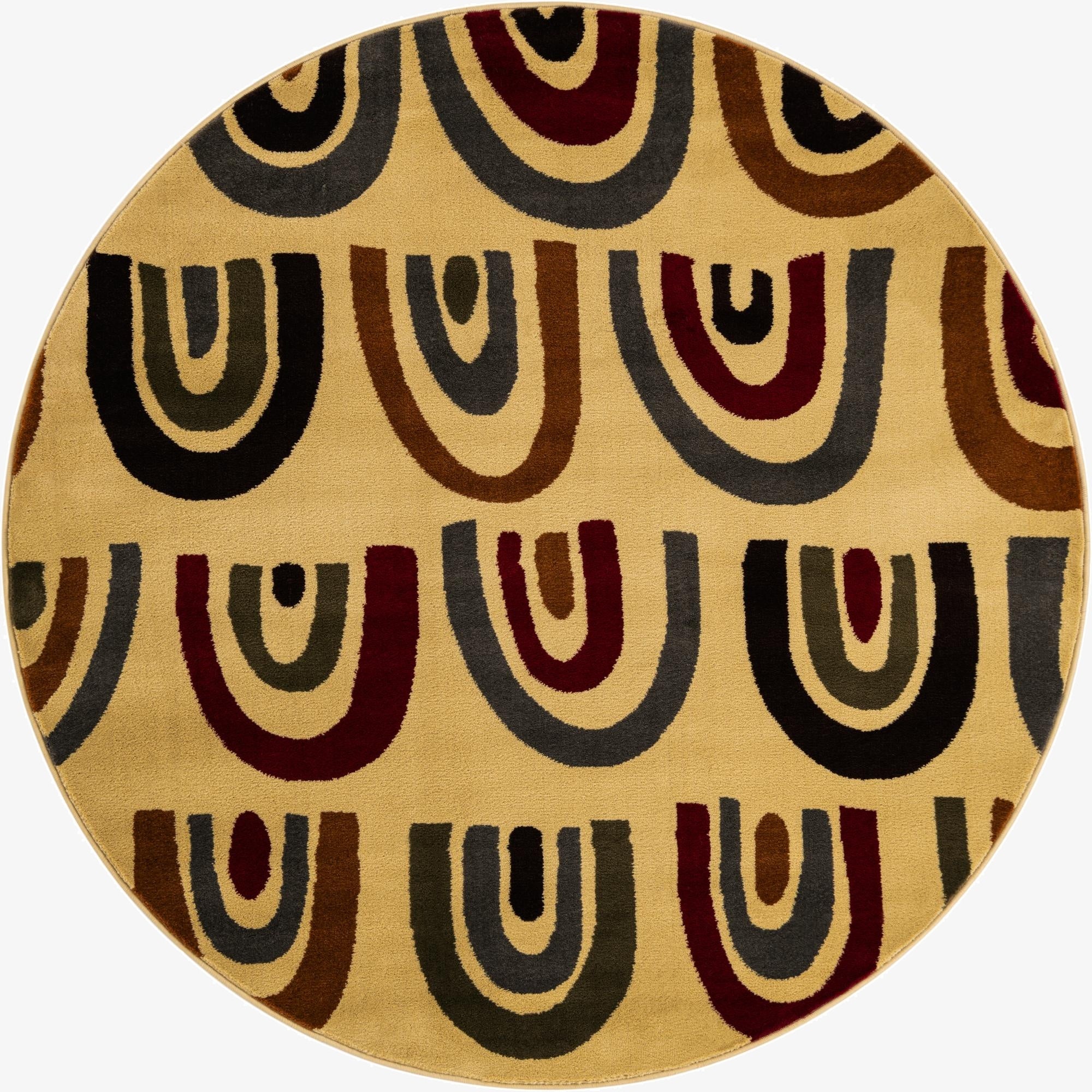 6' x 6' Cafe Round Rug