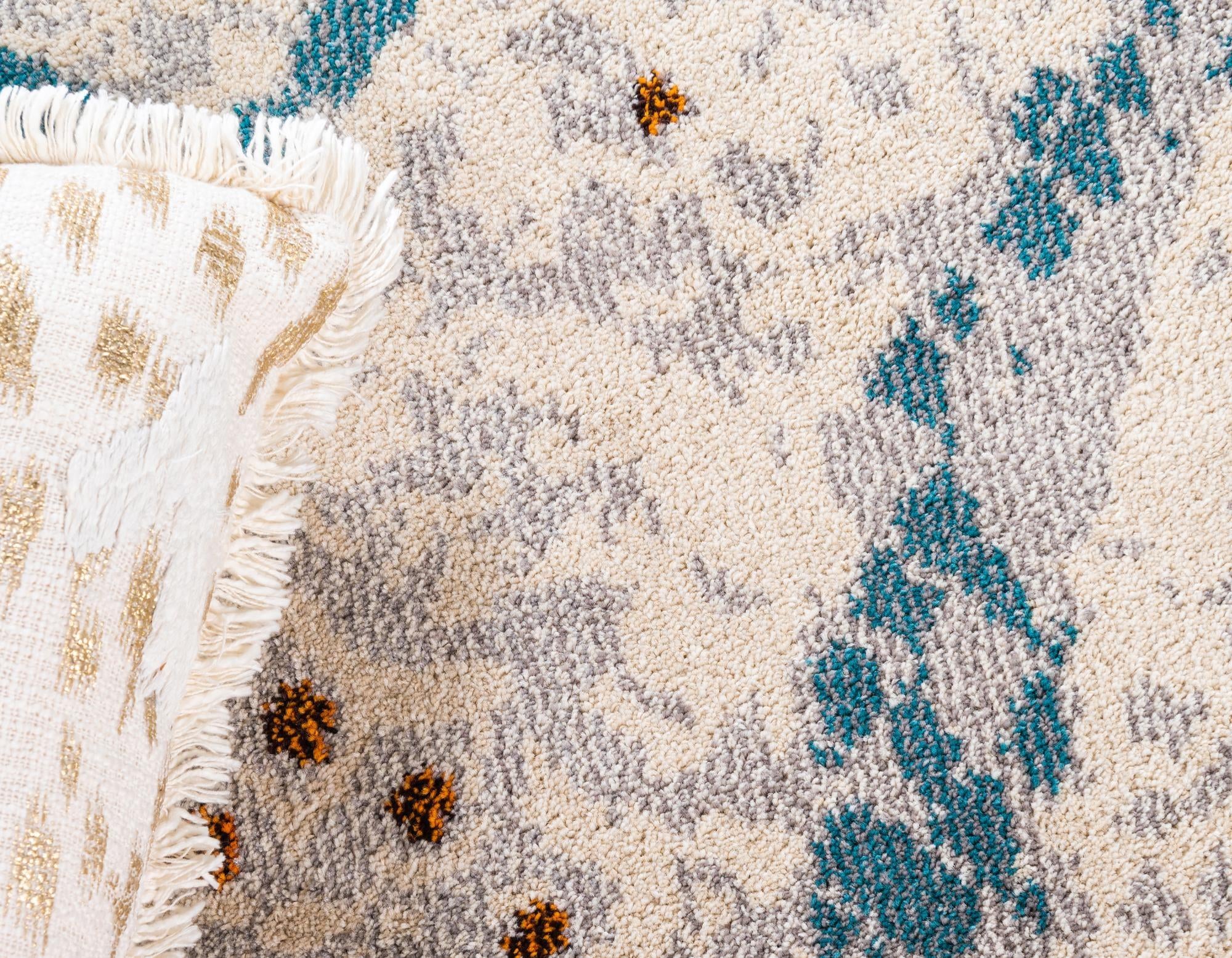8' x 8' Washable Casablanca Round Rug