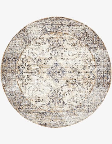 Cream Charlotte Round Rug