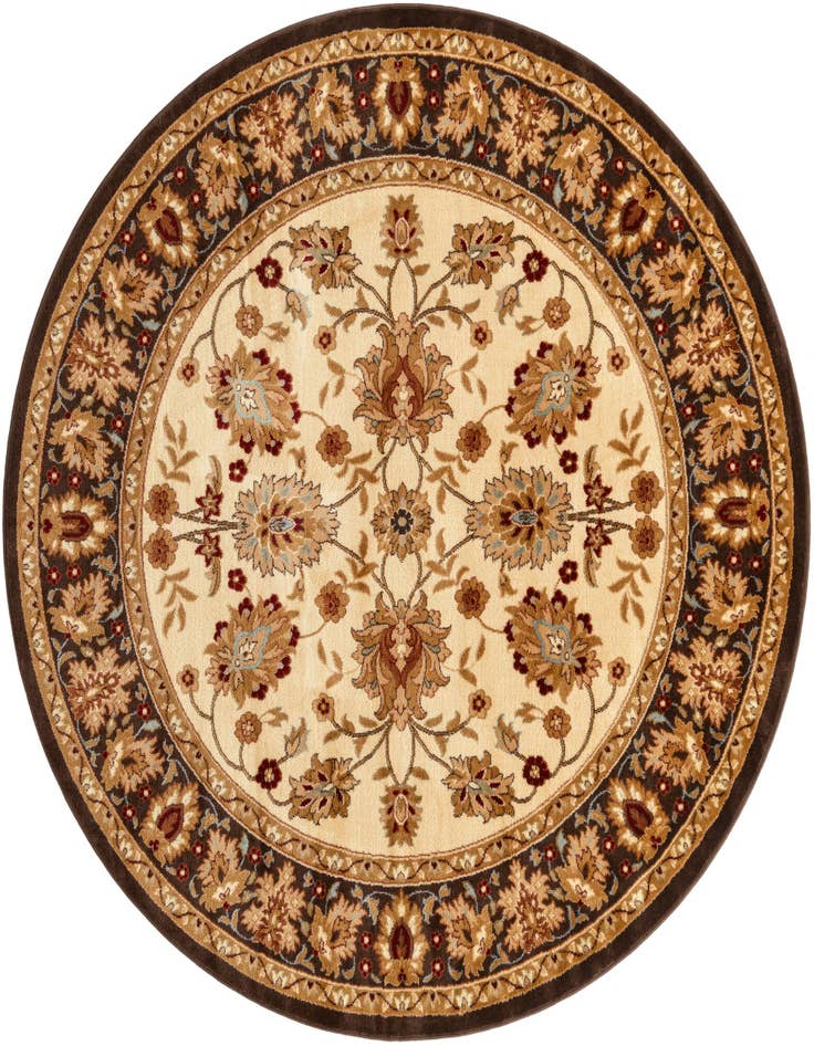 Detail image of 7' 10 x 7' 10 Classic Agra Round Rug