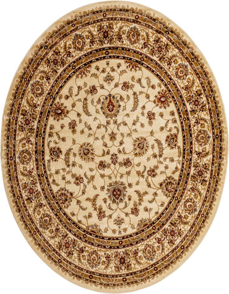 Detail image of 7' 10 x 7' 10 Classic Agra Round Rug