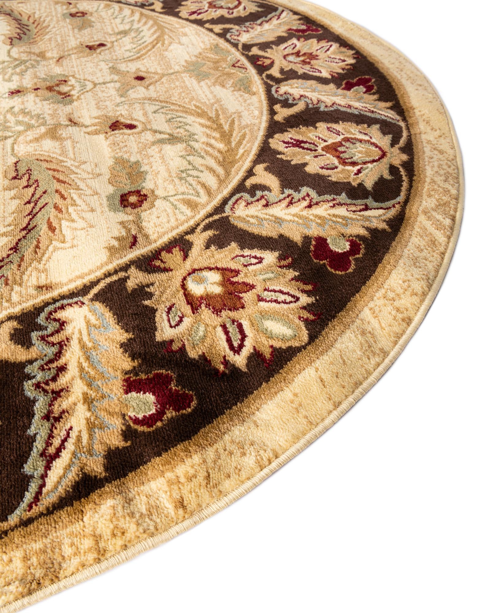 6' x 6' Classic Agra Round Rug