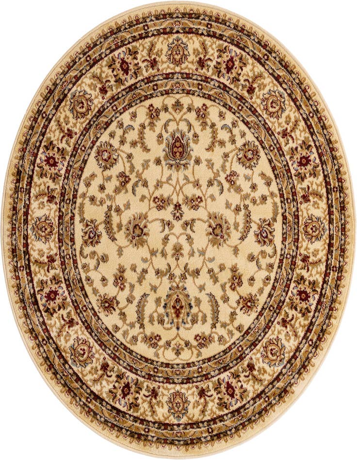 Detail image of 5' 3 x 5' 3 Classic Agra Round Rug
