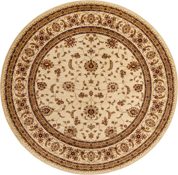 400cm x 400cm Agra clásico Alfombra redondo