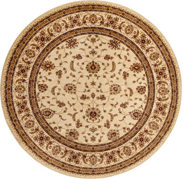 Detail image of 400cm x 400cm Agra clásico Alfombra redondo