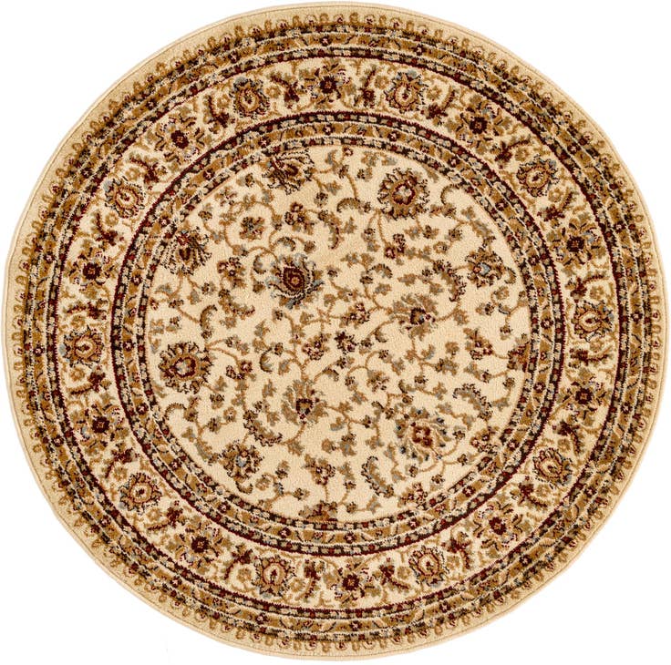 Detail image of 4' x 4' Classic Agra Round Rug