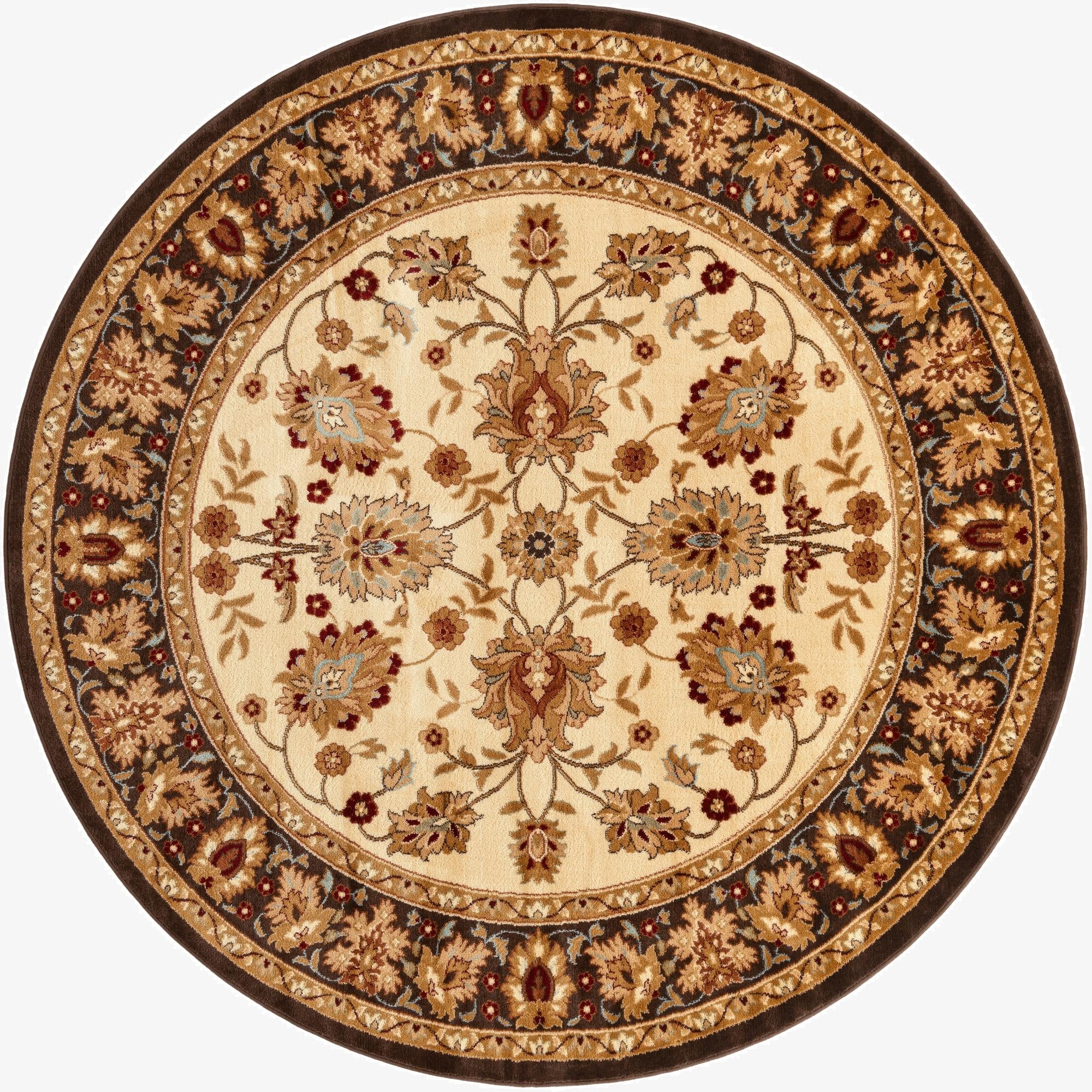 Primary image 7' 10 x 7' 10 Classic Agra Round Rug