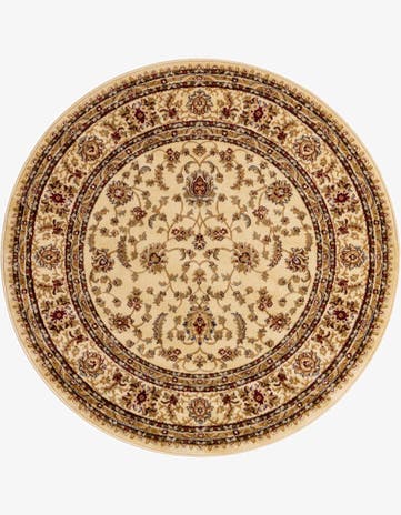5' 3 x 5' 3 Classic Agra Round Rug