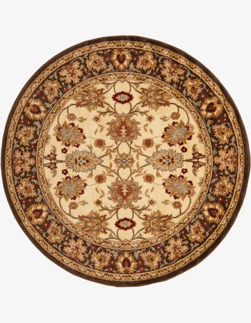 6' x 6' Classic Agra Round Rug