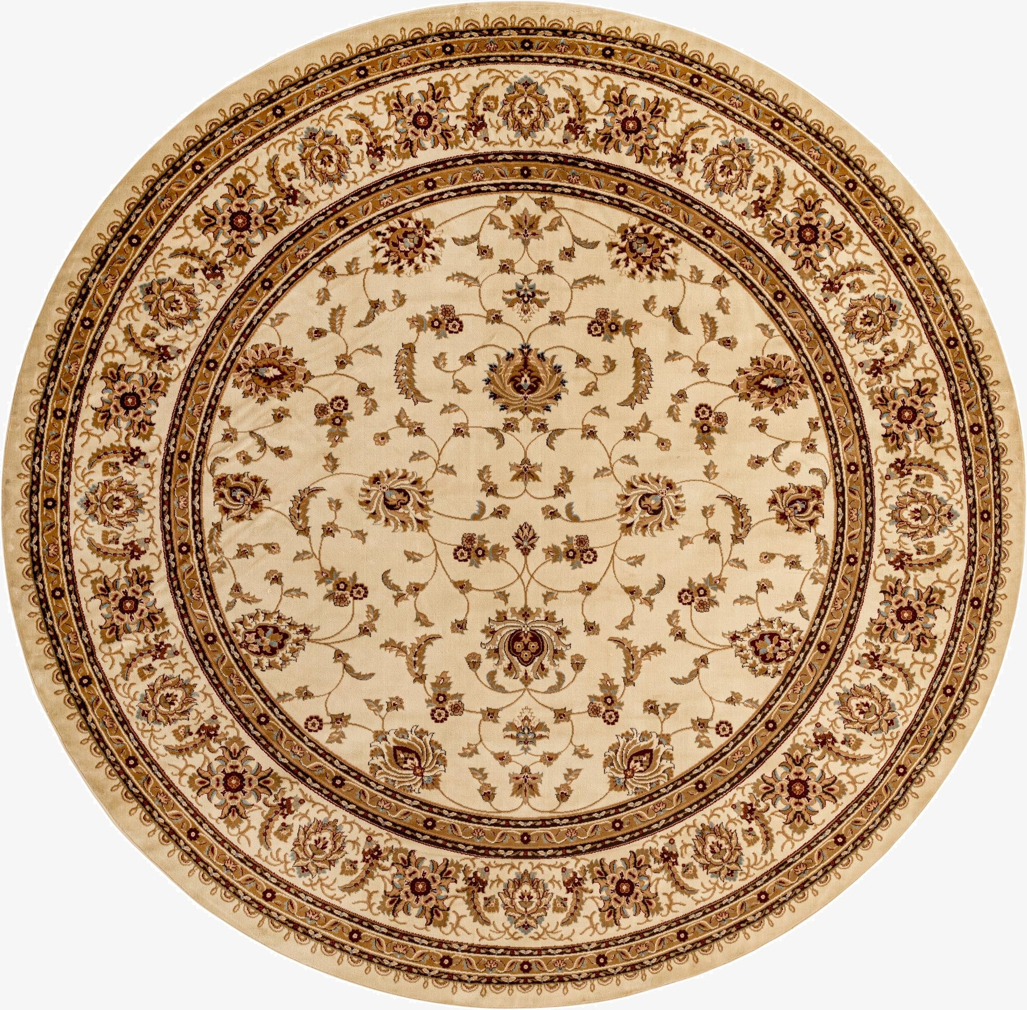 13' x 13' Classic Agra Round Rug