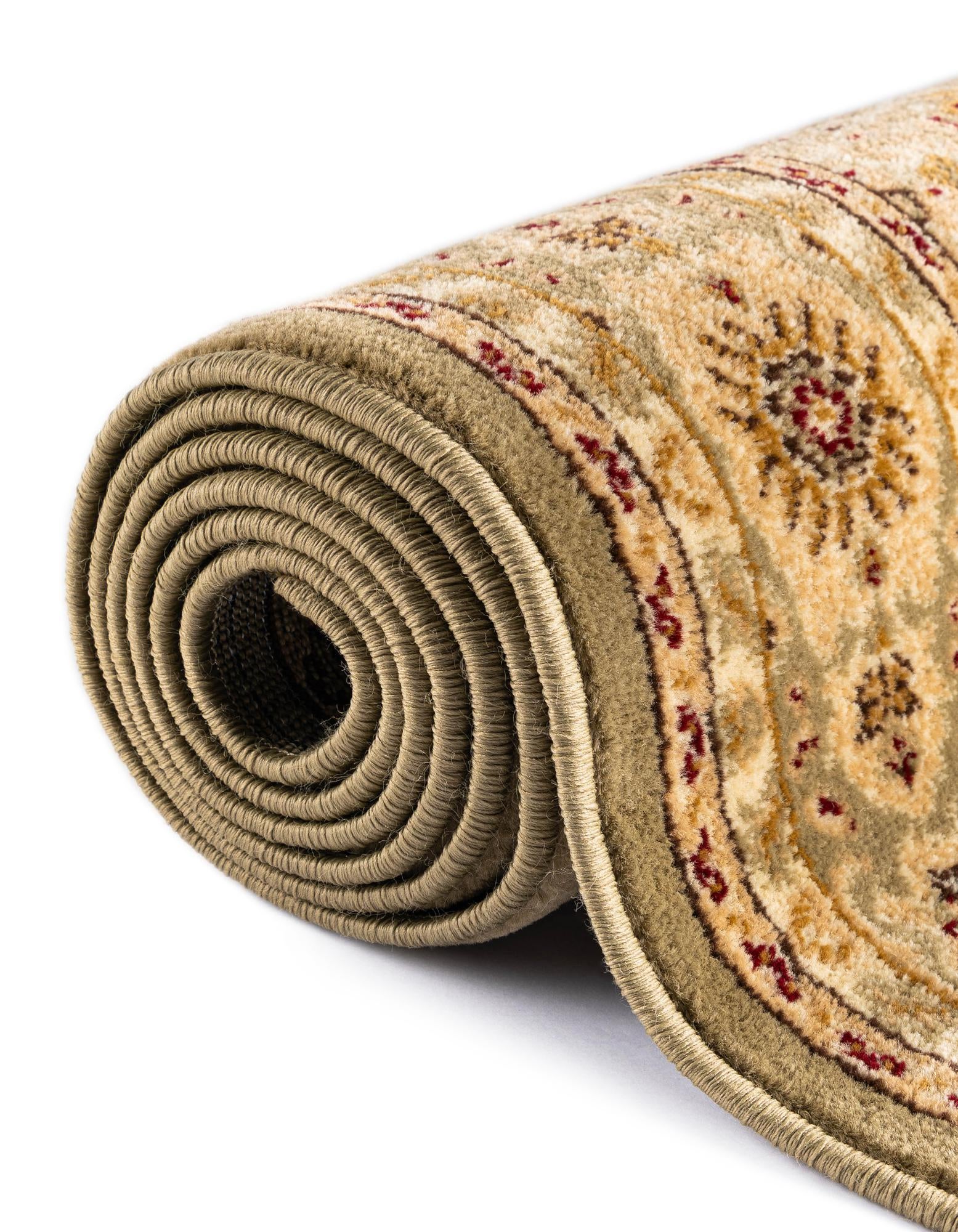 7' 10 x 7' 10 Classic Aubusson Round Rug