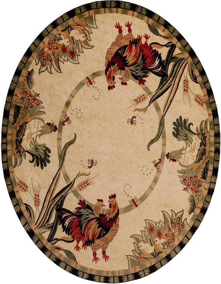 Detail image of 13' x 13' Country Round Rug