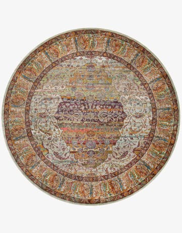 Cream Havana Round Rug