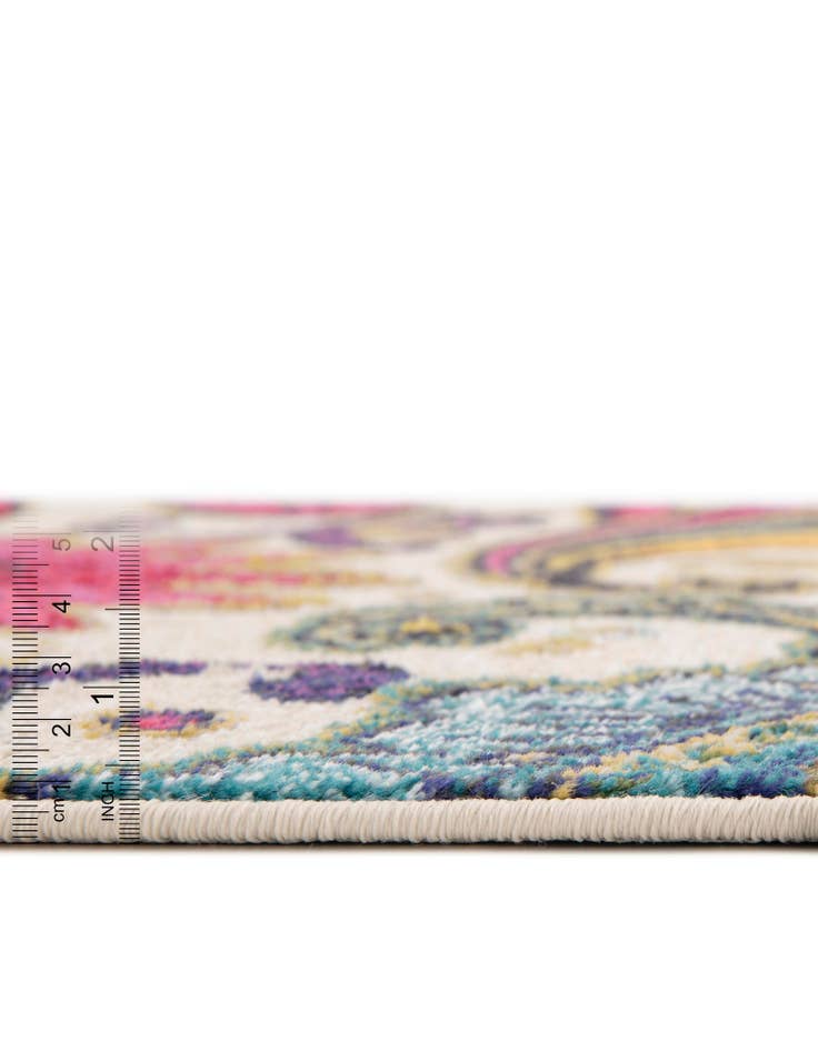 Detail image of 8' x 8' Washable Hyacinth Round Rug