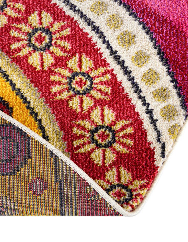 Detail image of 8' x 8' Washable Hyacinth Round Rug